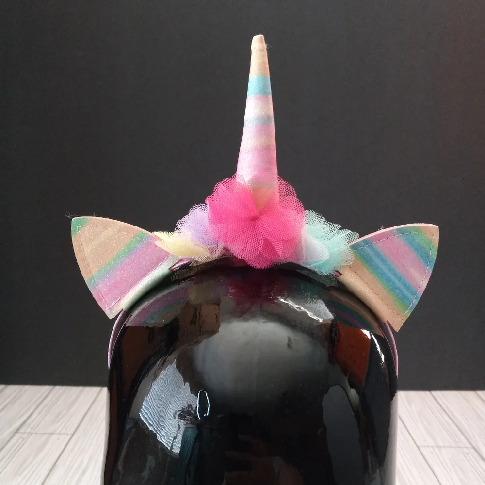 The Children's Place Pom Pom Unicorn & Rainbow Unicorn Headbands